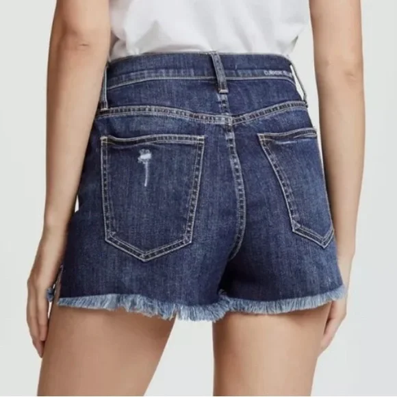 Current/Elliott The Ultra High Waist Belloc Cutaway Fly Shorts - Picture 8 of 8